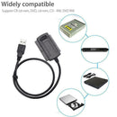 USB 2.0 to SATA IDE Hard Drive Cable for HD HDD Adapter W Power 18Mar27
