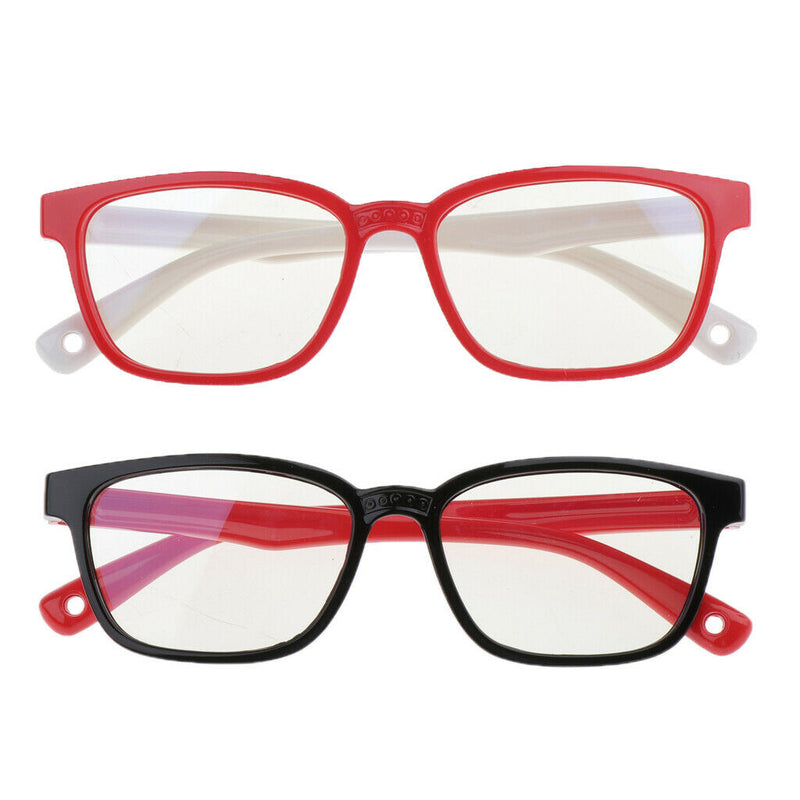 2PCS Kids Blue-blocking Eyeglasses Children Glasses