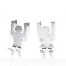8 Pack over the Cabinet Door Hook Lovers Shaped Hanging Hooks for Kitchen,