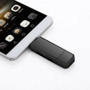 ABS Micro USB OTG To USB2.0 Adapters SD Micro SD Card Reader With Standard USB