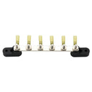 6 Way Stud Bus Bar 100A 48V M6 Stud Terminal Buss Bar with Cover for Marine A
