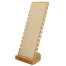12 Bit Bamboo Jewelry Collection Display Necklace Earrings Bracelets Rings SQ5P5