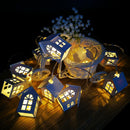 2m 10pcs Led Christmas Tree House Style Fairy Light Led String New Year gift 3C