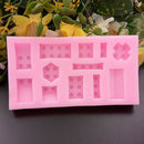 building brick silicone fondant cake decorating tools chocolate gum paste mol!j