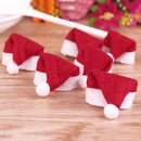 6pcs Mini Santa Claus Hat Christmas Xmas Holiday Lollipop Top Topper Decor ES