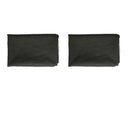 Set of 2 Iron on Non woven Interfacing Black Sewing Adhesive Cloth 30g DIY