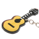 2pcs Classical Guitar Keychain Music Keyring for Musician Music Lover Gift