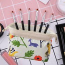 Women Makeup Bag Waterproof Cosmetic Bags Travel Toiletry Kit Organizer (D) A