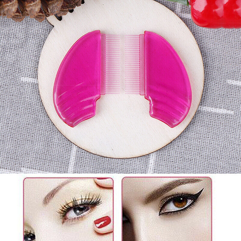 Women Eyelash Comb Lash Separator Lift Curl Plastic Brush Beauty Eyelash Too Gw