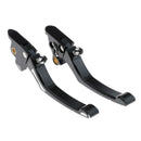 1 Set Dirt Bike Clutch Brake Lever Black for 08-13FLHT FLHX FLTR 08-16FLHR