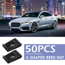 50pcs/set No.14 U Nuts Car Door Trim Panel Fastener Clip U Type Nuts Black