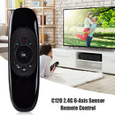 C120 Fly Air Mouse 2.4G 6 Axis Sensor 3 Colors Backlight Remote Controller