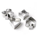 4pcs/set Stainless Steel Poker Card Shape Cookie Mold DIY Biscuit Mould