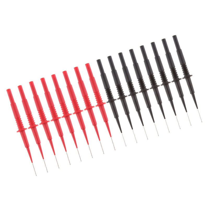 16 Pieces Insulation Piercing Needle Multimeter Test Probes With Banana Socket
