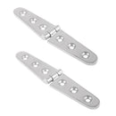 2 Pieces AISI 316 Stainless Steel Boat Marine Door Hatch Cast Strap Hinge 6" x