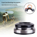 1set CNC Front Fork 42mm 52mm Tapered Tube For Outdoor Road Bicycle Headset