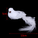 1Pcs Birds Simulation Artificial Feather Doves Feather Park Mall Ornamen lj