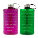 Water Bottle Reusable Drinking Jug Cup Outdoor Bike Sports 2.2L Green