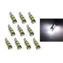 10PIECES T10 CAR BULBS LED 9 SMD W5W 501 SIDE LIGHT BULB FOR CARS