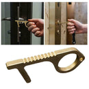 Portable Hygiene Hand Brass EDC Door Opener Handle Elevator L5G3