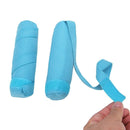 12Pcs Deep Blue Hair Rollers Sleep Styler Kit Long Cotton Curlers Diy Styli W6J6
