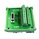 SCSI-20 Pin CN Type Female Module Board Terminal Block Connector DIN Rail M