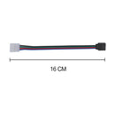 10 Pcs 10mm 4 Pin Male Female PCB Connector Cable For RGB 5050 3528 LED Strips