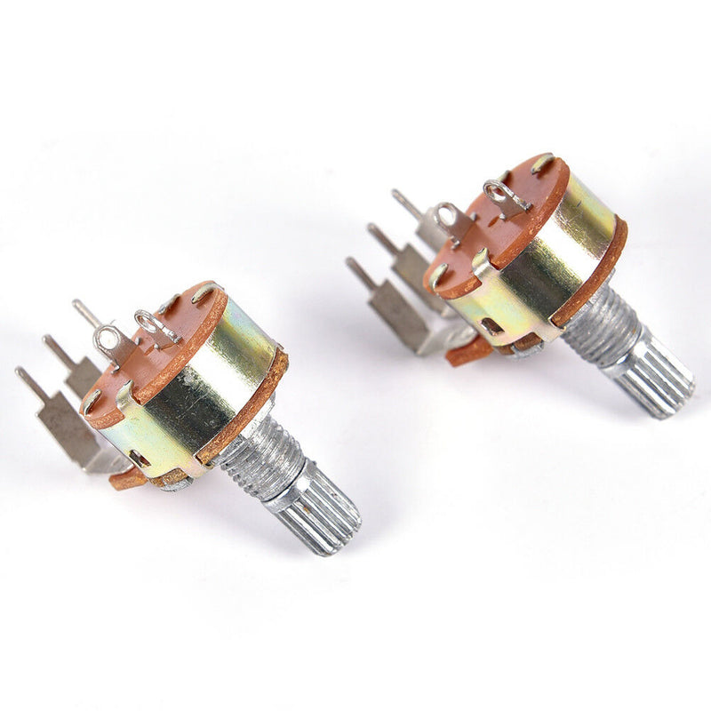 5PCS WH148 Single Potentiometer 500K Potentiometer With Fine B500K Switch LJ3c