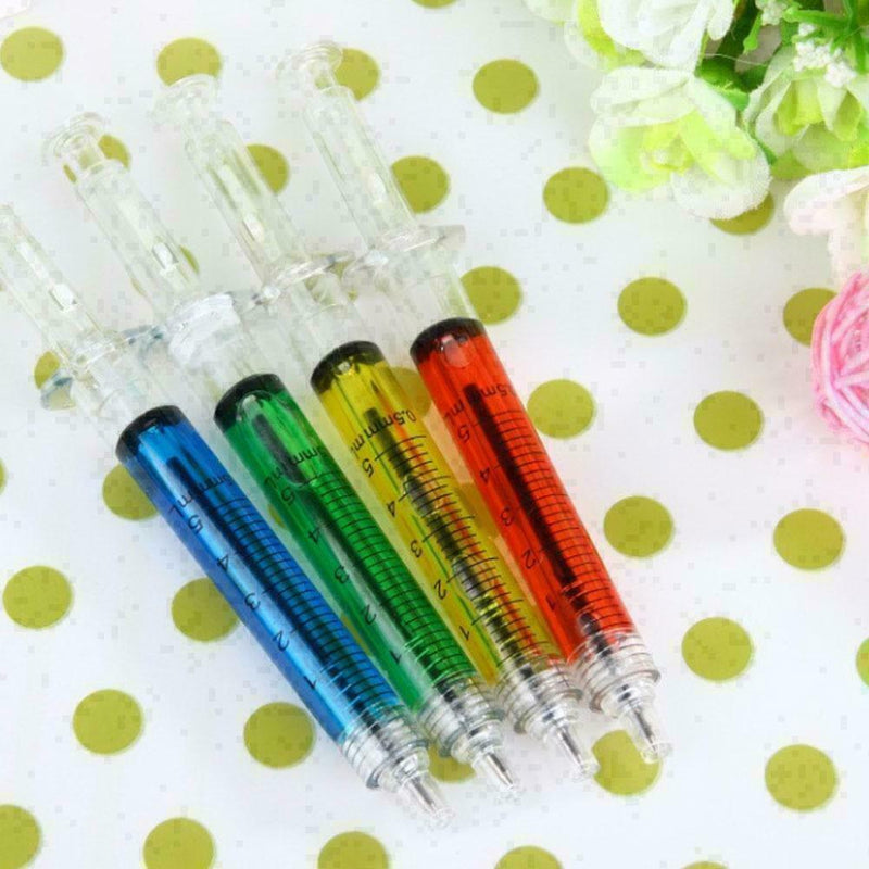 Pen Ballpoint Injection Shape Liquid Syringe Ballpen Doctor Nurse Gift Y3Y0 H1Z0