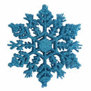 12 Pcs Glitter Snowflake Christmas Ornaments Xmas Tree Hanging Decoration B P9J4