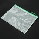 A4 green net PVC folder bag with zipper A6K4