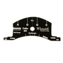 3/4 & 4/4 Full Size Violins Bridge Mold Template Tool Black for Double Bass