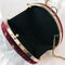 Starry Sky Circular Fashion Suede Shoulder Bag Chain Belt Women'S Crossbody H1F6