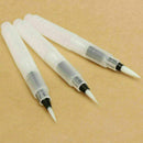 Water Soft Brush Pen Paint For Watercolor Reusable 3Size Beginners Calligra B6Y9