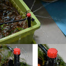 50PCS Drip Irrigation Emitters Adjustable Micro-Bubbler + 50PCS Stake Suppo R5N8