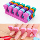10xSponge Foam Finger Toe Separator Nail Art Salon Pedicure Manicure Tool new