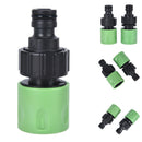 5pcs Water Hose Fitting Pipe Joint Tube Garden Tap Quick Connector Adaptor SetME