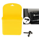 Car Air Vent Storage Pouch Pocket Bag Organizer Holder For Phone key Yellow