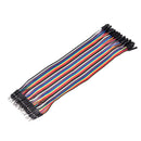 40PCS Dupont wire jumpercables 20cm 2.54MM male to female 1P-1P For Arduino JR