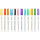 12Colors/Set Drawing Double Line Outline Pen Highlight Marker Pen School Supply