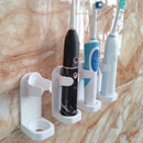 Electric Toothbrush Holder Bathroom Traceless Toothbrush Rack Mounted Wall F1R2