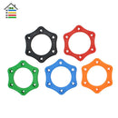 5PCS Plastic Mic Microphone Anti Slip Roller Ring Rolling Wireless Holder M&O