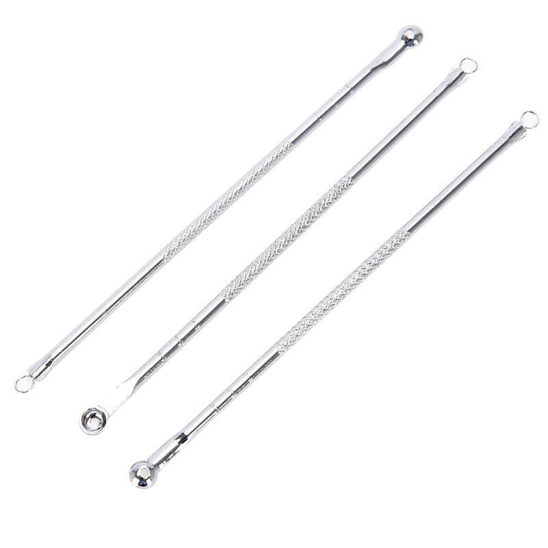 3Pcs Blackhead Remover Tool Acne Pimple Extractor Professional Blackhead Need Gw