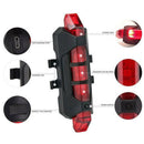 Bright Bicycle Light Rechargeable Tail Light Set Road Safety Accessory Red