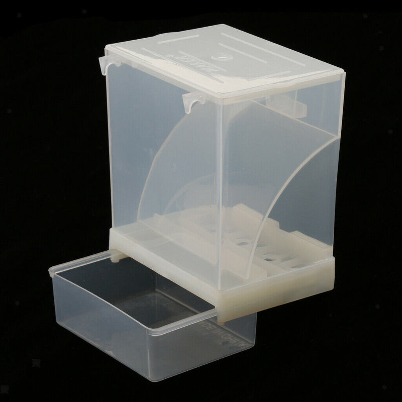 No-Mess Bird Automatic Feeder Parrot Integrated Feeder Food Container for Small