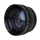 52mm 2X Magnification Telephoto Lens for Nikon AF-S 18-55mm 55-200mm Lens C