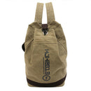 Manjianghong Backpack Man and Woman Backpacks leather canvas shoulder bag w