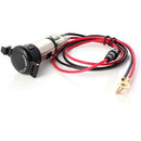 Universal 12V-24V 120W Waterproof Car Female Cigarette Lighter Power Socket K3J2
