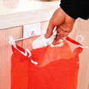 Hanging Trash Rubbish Bags Holder Garbage Storage Racks Cupboard Hanger K RGD