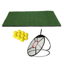Golf Turf with Balls + Exercise Net Carpet